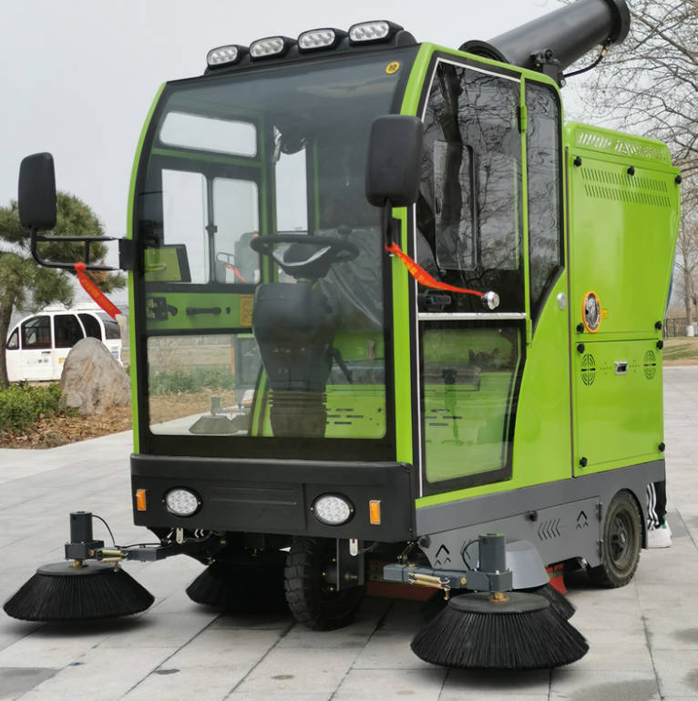 新竹道路清洁广泛应用电动环卫清扫车